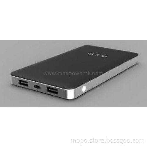 portable backup battery charger provides battery power for iPhone